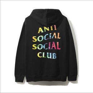 Anti Social Social Club Thai Dye Hoody Black